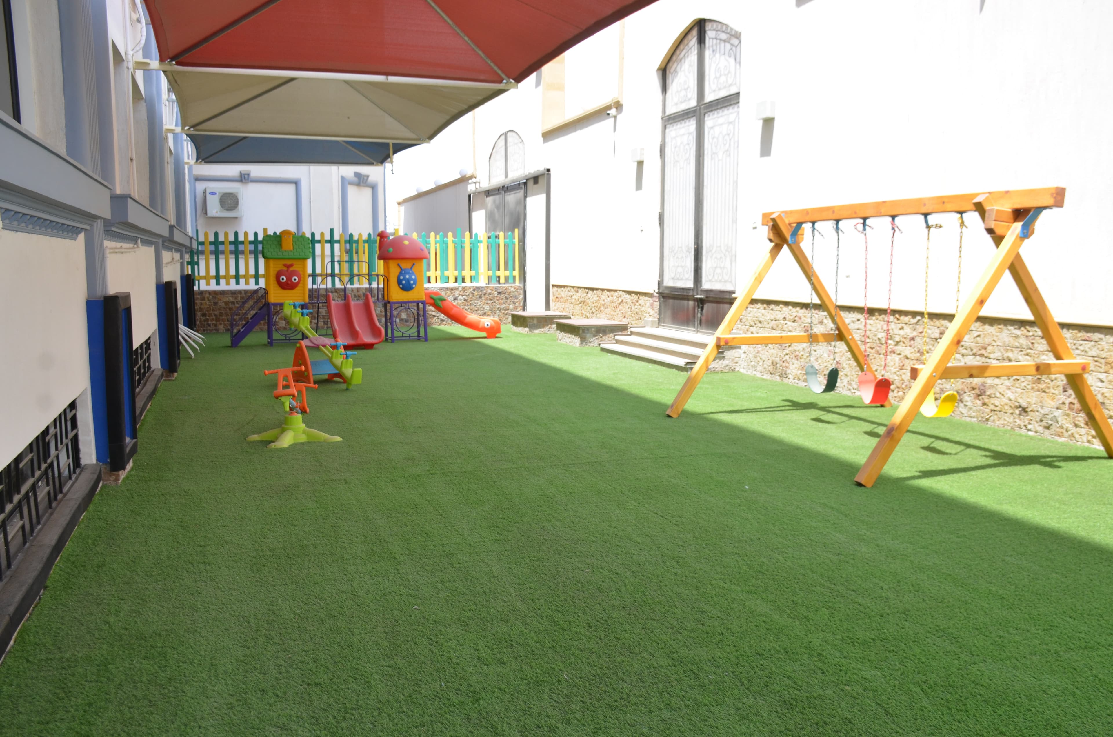 The MEIS courtyard play area